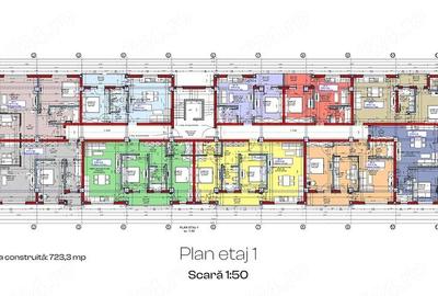 Apartament cu 2 camere decomandat în Central - 2