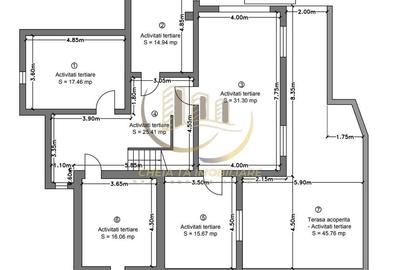 Casă cu 6 camere în Central - 2