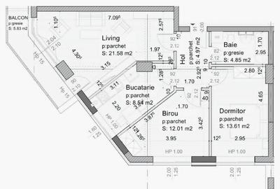 Apartament cu 3 camere decomandat în Sânpetru - 15
