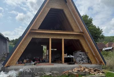 Cabana A-Frame Premium 8 x 12 m 3 Dormitoare Transportabila Construc?ie de Calitate Superioara - 2