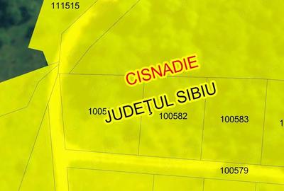 Teren de 500 mp, în Cisnădioara - 2