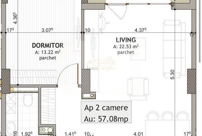 Apartament cu 2 camere, mobilat în Iris - 19