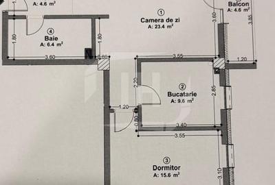 Apartament cu 2 camere decomandat în Florești - 9