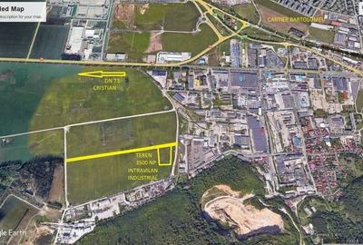 Teren intravilan industrial zona Cucului- Bazaltului Brintex  Metchim