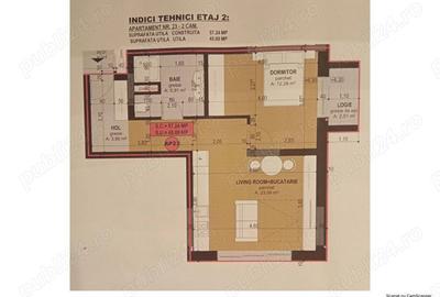Apartament cu 2 camere în Sânmartin - 3