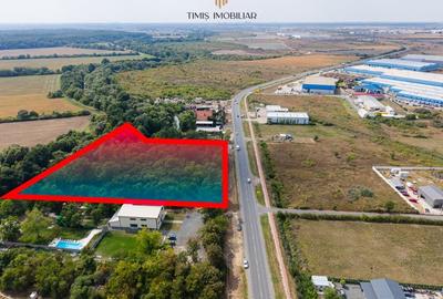 Teren 7.500 mp cu FS 91 m la E70 si Bega - ideal dezvoltare servicii - 12