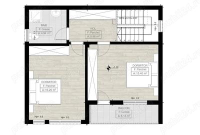 Casa Vila P + Etaj Zona Raului Brestei . Lukoil. Promenada - 1