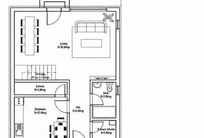 Casă cu 4 camere în Odăile - 4