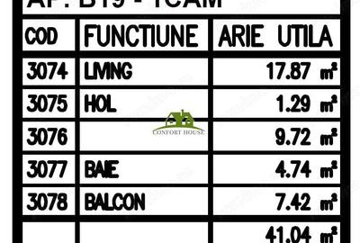 Studio B19 -living,dormitor,baie,terasa - Et.2/3 -BL.Nou Ostroveni - 14