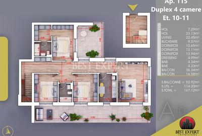 Apartament cu 4 camere decomandat în Titan - 2