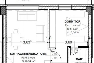 Apartament cu 2 camere semidecomandat în Central - 1