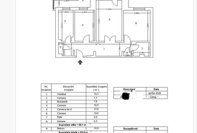 Apartament cu 3 camere decomandat, mobilat în Iancului - 4