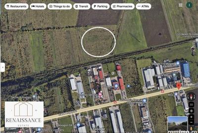 Teren de 5000 mp, în Aeroport