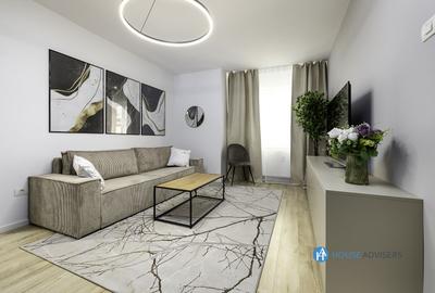 Apartament cu 2 camere, mobilat în Barbu Văcărescu
