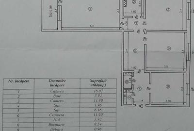 Apartament cu 3 camere decomandat în Alexandru cel Bun - 7