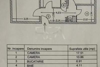 Apartament cu 2 camere decomandat, mobilat în Moșilor - 2