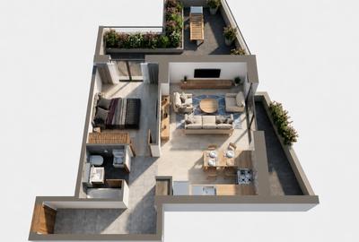 Apartament cu 2 camere decomandat în Pantelimon - 1