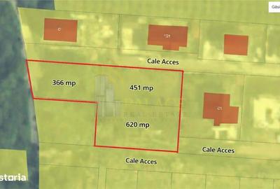 Teren de 1437 mp, în Valea Lupului - 1