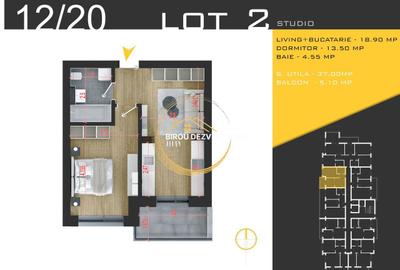 Apartament cu 2 camere în Theodor Pallady