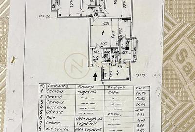 Apartament cu 3 camere decomandat în Aviației - 24
