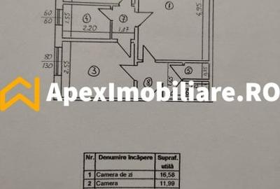 Apartament cu 2 camere semidecomandat în Drumul Taberei