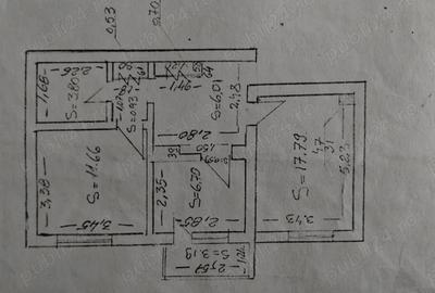 Schimb apartament 2 camere decomandat et.3 cu similar parter sau et.1 - 1