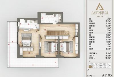 Apartament cu 5 camere decomandat în Theodor Pallady