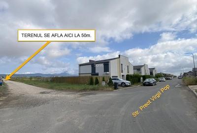 De vânzare teren în Cristian, Brașov – 1.275 mp, panorama spre Bucegi - 3