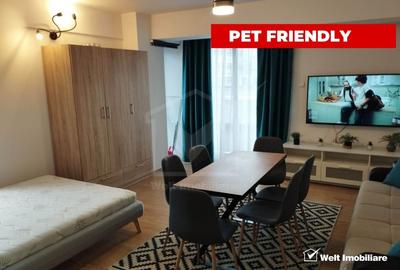 PET FRIENDLY!Garsoniera moderna de inchiriat, 36mp, terasa de 60 mp, Piata 1 Mai - 1
