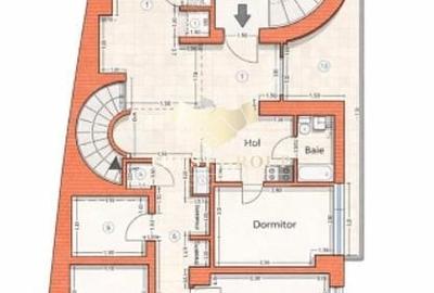 Apartament cu 3 camere decomandat în Polonă - 9