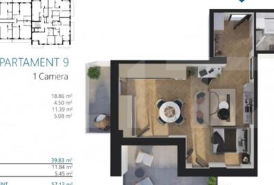 Garsonieră semidecomandată în Iris - 1