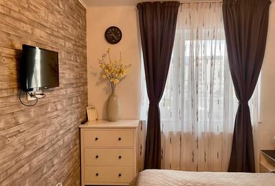 Apartament cu 2 camere decomandat, mobilat în Tractorul - 2