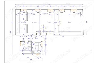 Apartament cu 3 camere semidecomandat în Ultracentral - 1