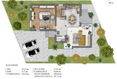 Vila individuala , pasiva, nou construita plata esalonata  zona Pipera,  341 mp Vila individuala , pasiva, nou construita plata esalonata  zona Pipera,  341 mp - 9