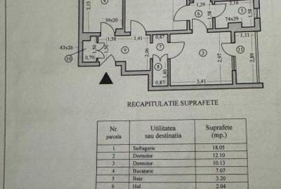 Apartament -3 camere -semidecomandat-Zona Dristor
