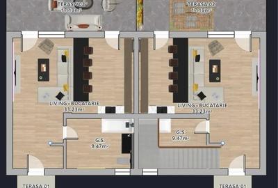 Duplex cu 4 camere in Valea Adanca - 10