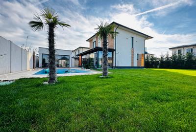 Casă modernă || P+1 de vânzare - Berceni Ilfov || piscină- 5 camere || 800 mp - 6
