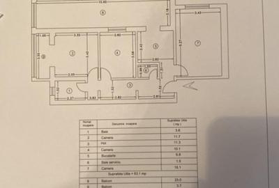 FRUMOASA - Apartament 3 camere 89,8 mp, MOBILAT si UTILAT - 14