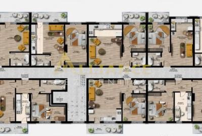 Apartament cu 3 camere decomandat în Central - 1