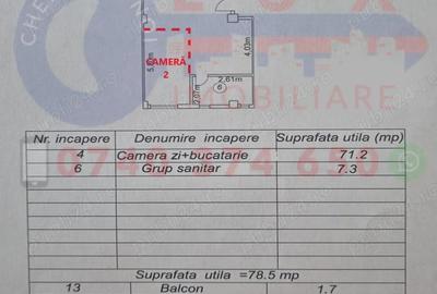 Apartament cu 3 camere în C5 - 2