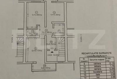 Apartament cu 2 camere decomandat, mobilat în Vișani - 18