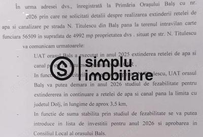 Teren de 5000 mp, în Periferie - 2