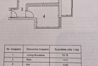 Apartament cu 2 camere semidecomandat în Nord - 2