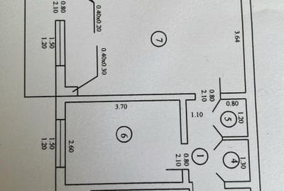 Apartament cu 2 camere decomandat, mobilat în Titulescu - 17