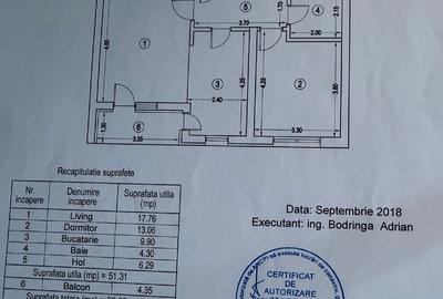 Apartament cu 2 camere decomandat, mobilat în Lujerului - 15