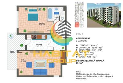 Apartament cu 2 camere decomandat în Apărătorii Patriei - 6