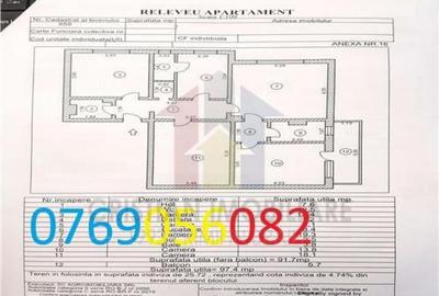 4 camere confort 1 decomandat, 97 mp, parter cu balcon, Buza - 1