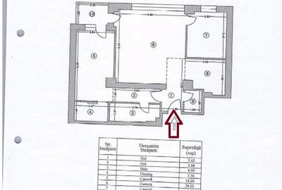 Apartament cu 3 camere semidecomandat, mobilat în Exterior Est - 19