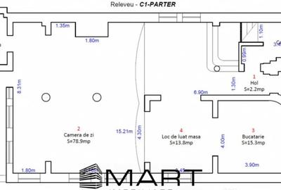 Casă cu 3 camere în Ștrand - 7