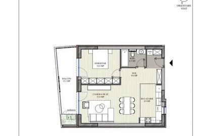 Apartament cu 2 camere în Decebal - 1
